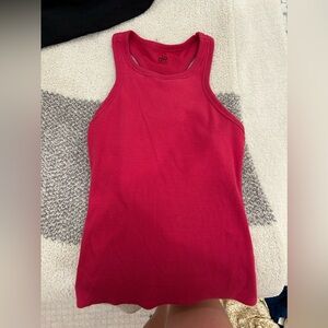 Alo Yoga ribbed aspire full length tank top